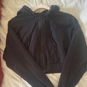 Gymshark Dark Gray Zip-Up Jacket